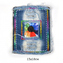 Аппликации джинсовые пришивные арт.TBY.2178 13х18см купить в Ростове-на-Дону