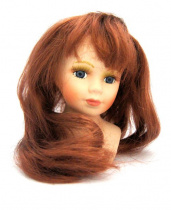 Волосы для кукол арт.КЛ.23773  П80 (прямые) цв.М купить в Ростове-на-Дону