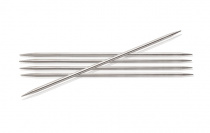 10107 Knit Pro Спицы чулочные 'Nova Metal' 3,5мм/20см, никелированная латунь, серебристый, 5шт купить в Ростове-на-Дону
