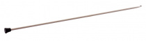 30823 Knit Pro Крючок для вязания афганский Basix Aluminum 3,5мм/30см, алюминий, серый купить в Ростове-на-Дону