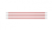 47003 Knit Pro Спицы чулочные Zing 2,5мм/15см, алюминий, гранатовый, 5шт купить в Ростове-на-Дону