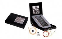 41620 Knit Pro Подарочный набор 'Interchangeable Needle Set' съемных спиц 'Karbonz' карбон, черный,  купить в Ростове-на-Дону