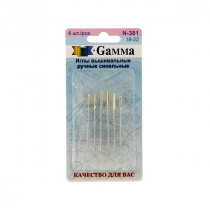 Иглы Gamma для шитья ручные синельные (уп.6 шт) 47-381N купить в Ростове-на-Дону