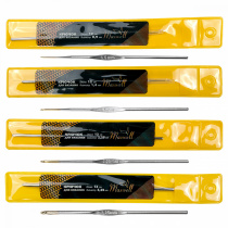 Набор крючков для вязания Maxwell Gold односторонние с золотой головкой арт.MAXW.38641 (0.9 мм/ 1.4  купить в Ростове-на-Дону