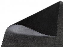 Ткань Дублерин рубашечный пл.105 100% хлопок Ш-90 см черный 12-105901 купить в Ростове-на-Дону