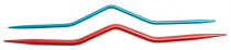 45501 Knit Pro Спицы вспомогательные для кос 2,5мм, 4мм, алюминий, красный/синий, 2шт купить в Ростове-на-Дону