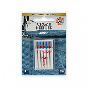 Иглы джинс для БШМ Organ №110 (уп.5 шт) 47-1105ДЖИ купить в Ростове-на-Дону