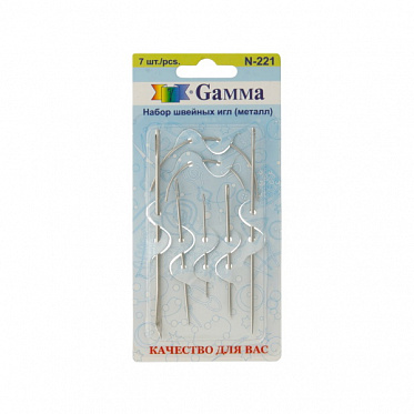 Иглы Gamma для шитья ручные (уп.7 шт) 47-221N купить в Ростове-на-Дону