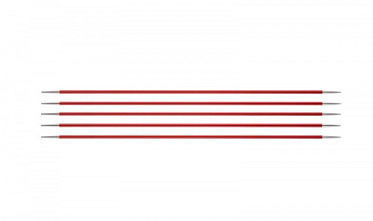 47003 Knit Pro Спицы чулочные Zing 2,5мм/15см, алюминий, гранатовый, 5шт купить в Ростове-на-Дону