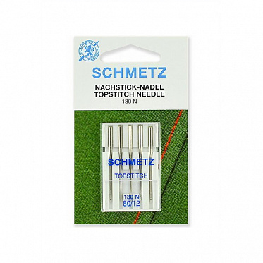 Иглы топстич для БШМ Schmetz №80 5шт 6-08902VCS купить {в городе}