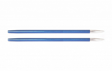47523 Knit Pro Спицы съемные 'Zing' 4мм для длины тросика 20см, алюминий, сапфир (темно-синий), 2шт купить в Ростове-на-Дону