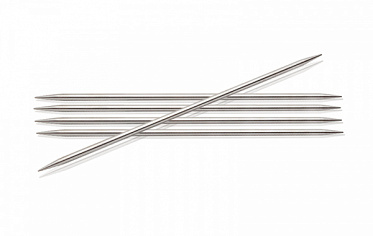 10105 Knit Pro Спицы чулочные 'Nova Metal' 3мм/15см, никелированная латунь, серебристый, 5шт купить в Ростове-на-Дону