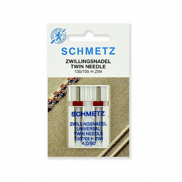 Иглы двойные стандартные для БШМ Schmetz №90/4 2шт м6-70402DDS купить {в городе}