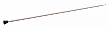 30823 Knit Pro Крючок для вязания афганский Basix Aluminum 3,5мм/30см, алюминий, серый купить {в городе}